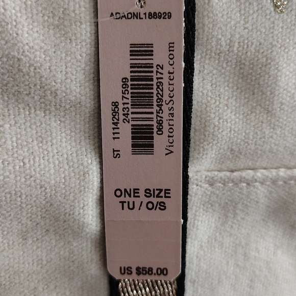 Victoria Secret Love Victoria Canvas Tote Bag - Picture 3 of 12